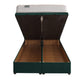 Adonis Coil Sprung Ottoman End Lift Bed Set – front view, storage open