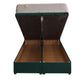 Aphrodite Coil Sprung Ottoman End Lift Bed Set – rear view, storage open