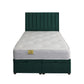 Ares Memory Coil Sprung Ottoman End Lift Bed Set – front view