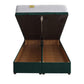 Ares Memory Coil Sprung Ottoman End Lift Bed Set – rear view, storage open