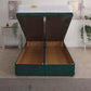 Ares Memory Coil Sprung Ottoman End Lift Bed Set – rear view, storage open