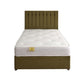 Ares Memory Coil Sprung Ottoman Side Lift Bed Set – front view