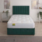 Calypso 1500 Pocket Sprung Ottoman End Lift Bed Set – front view, storage closed