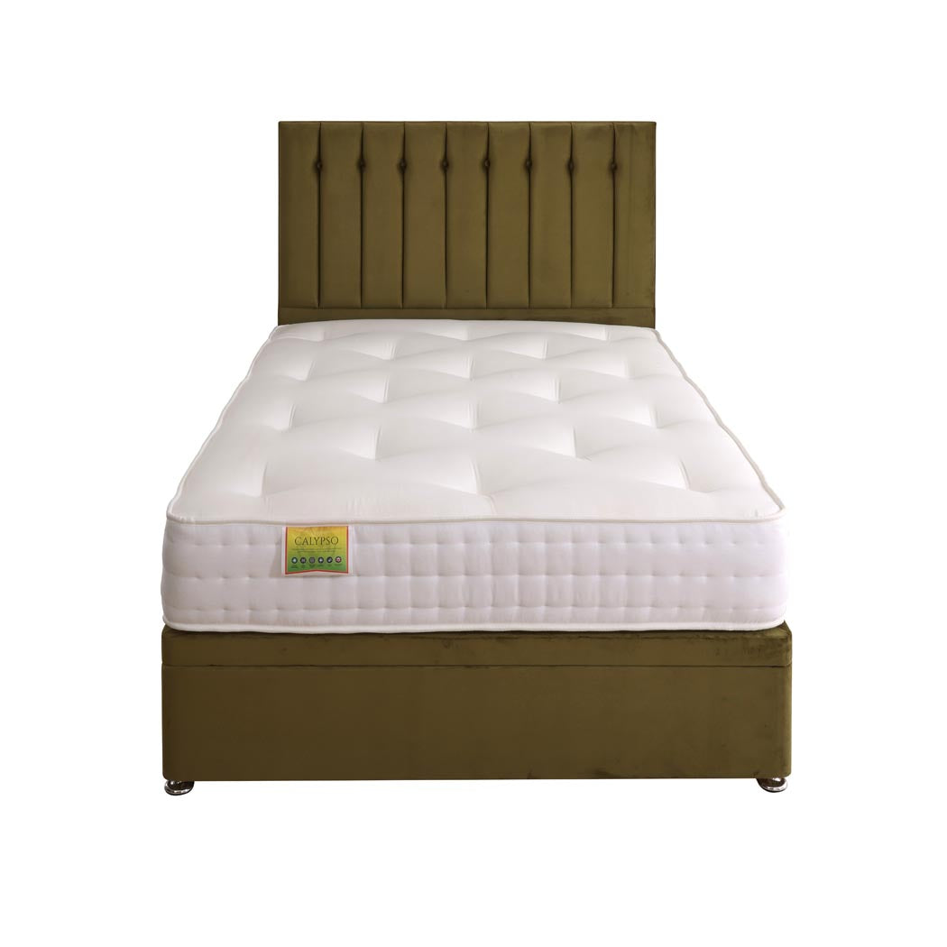 Calypso 1500 Pocket Sprung Ottoman Side Lift Bed Set – front view