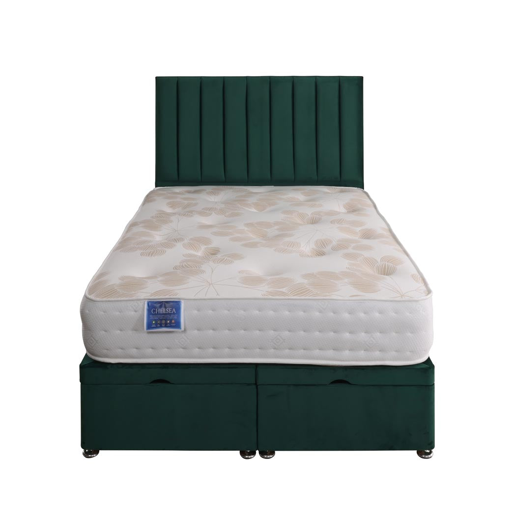 Chelsea 1500 Pocket Sprung Ottoman End Lift Bed Set – front view