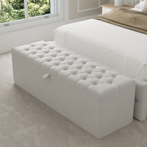 Chesterfield Fabric Upholstered Blanket Box
