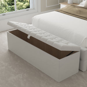 Chesterfield Fabric Upholstered Blanket Box