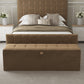 Colorado Fabric Upholstered Blanket Box – styled in a bedroom