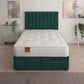Comfort Gold 3000 Pocket Sprung Intelligent Memory Ottoman End Lift Bed Set – front view, storage closed