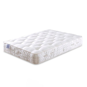 Luxury Hotel Zip and Link 1000 Pocket Sprung Intelligent Fibre Mattress – angled view