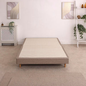 Platform Top Divan Bed Base on Skittle Wooden Legs
