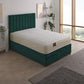 Dual Memory 1500 Pocket Sprung Ottoman End Lift Bed Set – styled in a bedroom