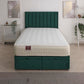 Dual Memory 1500 Pocket Sprung Ottoman End Lift Bed Set – front view, storage closed
