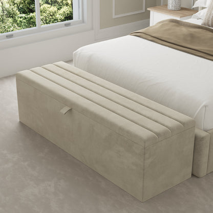 Dundee Fabric Upholstered Blanket Box
