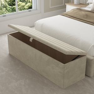 Dundee Fabric Upholstered Blanket Box