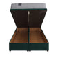 Entice Memory Coil Sprung Ottoman End Lift Bed Set – front view, storage open