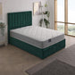 Entice Memory Coil Sprung Ottoman End Lift Bed Set – styled in a bedroom