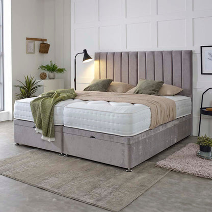 Essential Guest Hotel Zip and Link 1500 Pocket Sprung Ottoman Divan Bed Set