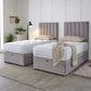 Essential Guest Hotel Zip and Link 2000 Pocket Sprung Ottoman Divan Bed Set – styled in a bedroom
