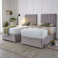 Essential Guest Hotel Zip and Link 1500 Pocket Sprung Ottoman Divan Bed Set – styled in a bedroom