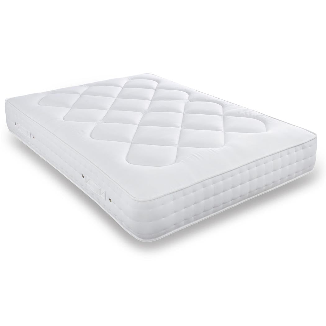 Essentials Guest Hotel Zip and Link 1500 Pocket Sprung Divan Bed Set – angled view