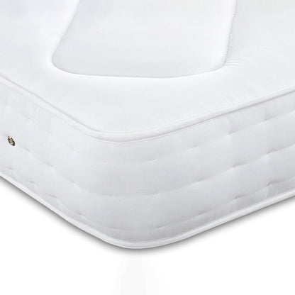 Essentials Guest Hotel Zip and Link 1500 Pocket Sprung Divan Bed Set – corner detail