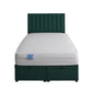 Gel Tec 1500 Pocket Sprung Ottoman End Lift Bed Set – front view