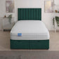 Gel Tec 1500 Pocket Sprung Ottoman End Lift Bed Set – front view