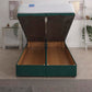 Gel Tec 1500 Pocket Sprung Ottoman End Lift Bed Set – front view, storage open
