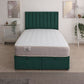 Hades Coil Sprung Ottoman End Lift Bed Set – styled in a bedroom