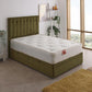 Hera Orthopaedic Coil Sprung Ottoman Side Lift Bed Set – styled in a bedroom