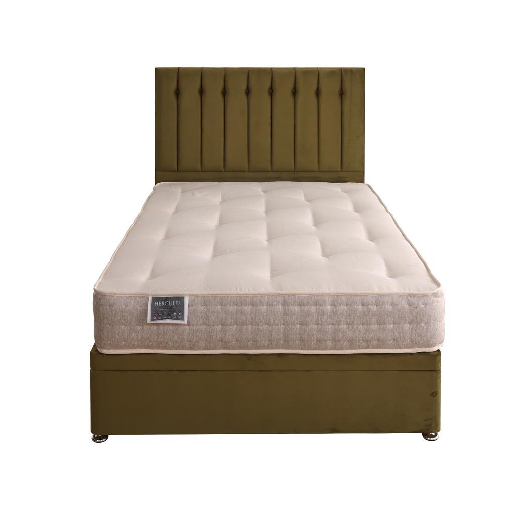 Hercules 1500 Pocket Sprung Ottoman Side Lift Bed Set – front view
