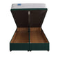 Hermes Coil Sprung Ottoman End Lift Bed Set – front view, storage open
