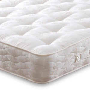 Supreme Guest Hotel Zip and Link 1500 Pocket Sprung Divan Bed Set – close-up of mattress corner
