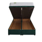Jubilee 1000 Pocket Sprung Ottoman End Lift Bed Set – front view, storage open