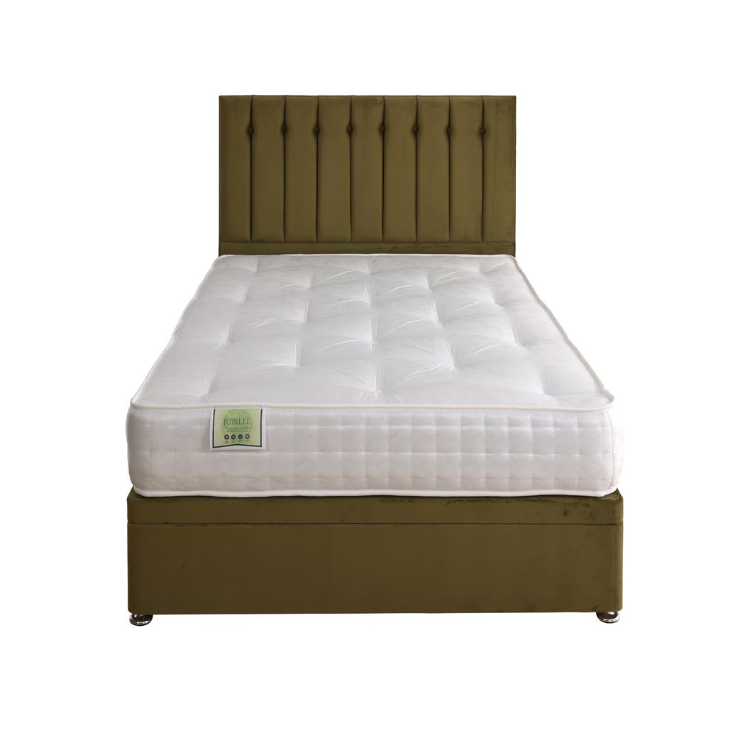 Jubilee 1000 Pocket Sprung Ottoman Side Lift Bed Set – front view