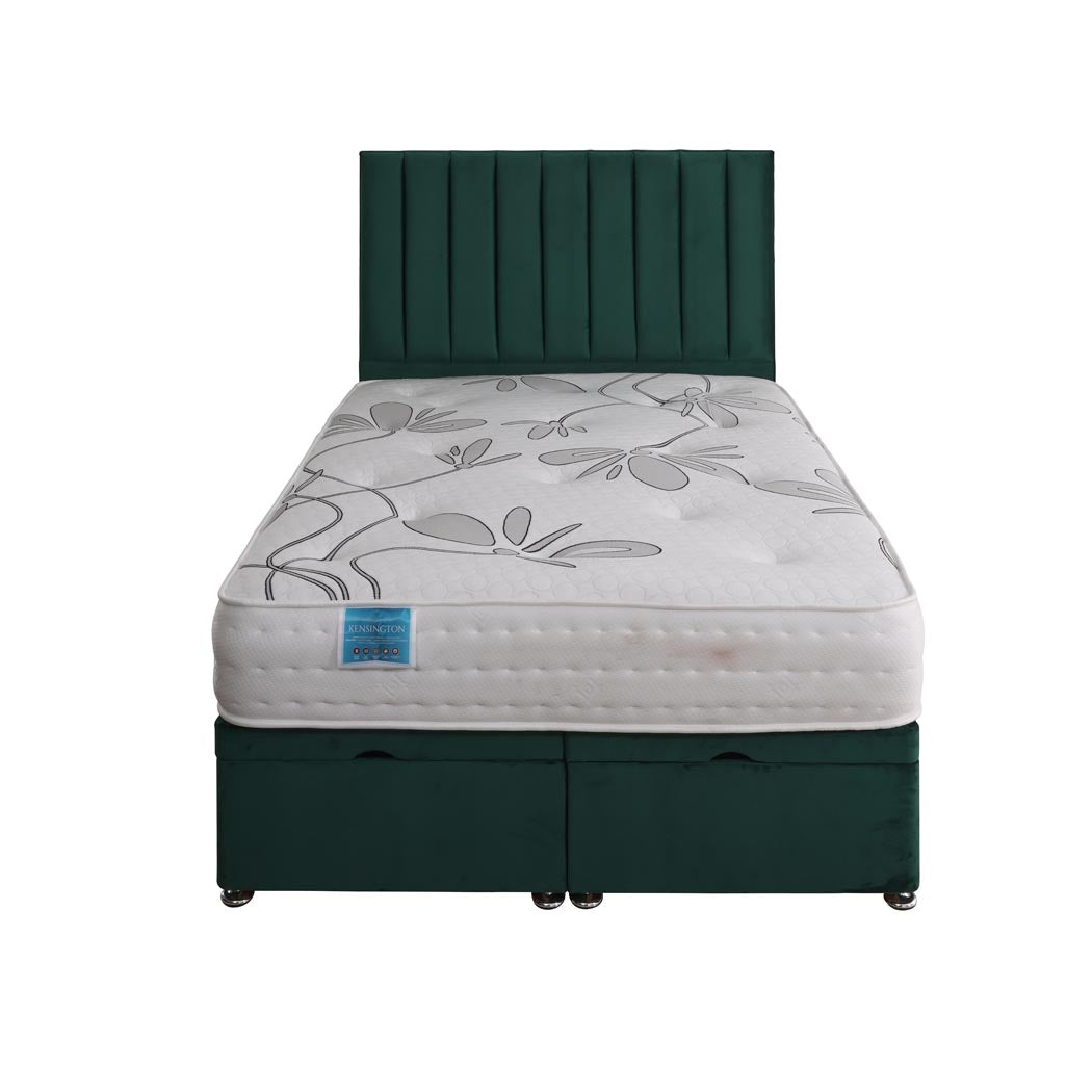 Kensington 1500 Pocket Sprung And Latex Ottoman End Lift Bed Set – front view
