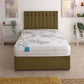 Kensington 1500 Pocket Sprung And Latex Ottoman Side Lift Bed Set – styled in a bedroom