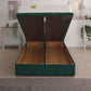Lakonia Coil Sprung Ottoman End Lift Bed Set – front view, storage open