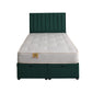 Lakonia Coil Sprung Ottoman End Lift Bed Set – front view