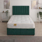 Lakonia Coil Sprung Ottoman End Lift Bed Set – front view, styled in a bedroom