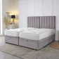 Luxury Hotel Zip and Link 1000 Pocket Sprung Intelligent Fibre Ottoman Divan Bed Set – styled in a bedroom
