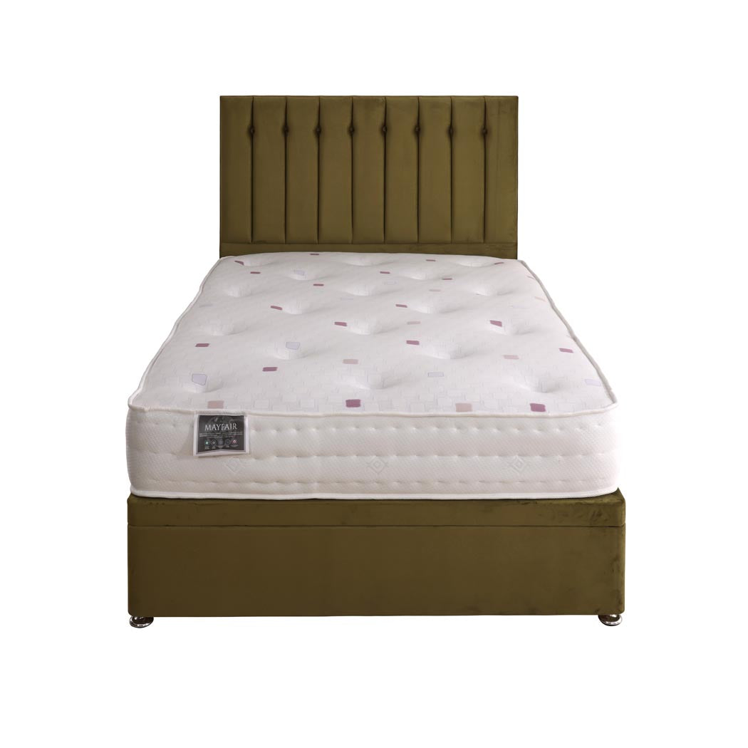 Mayfair 1000 Pocket Sprung Ottoman Side Lift Bed Set – front view
