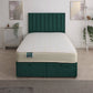 Midas Coil Sprung Ottoman End Lift Bed Set – front view