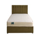 Midas Coil Sprung Ottoman Side Lift Bed Set – front view