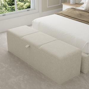 Monaco Fabric Upholstered Blanket Box