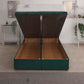 Morpheus Coil Sprung Ottoman End Lift Bed Set – front view, storage open