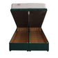 Morpheus Coil Sprung Ottoman End Lift Bed Set – front view, storage open