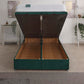 Nemesis Coil Sprung Ottoman End Lift Bed Set – front view, storage open