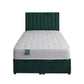 Nemesis Coil Sprung Ottoman End Lift Bed Set – front view, storage closed